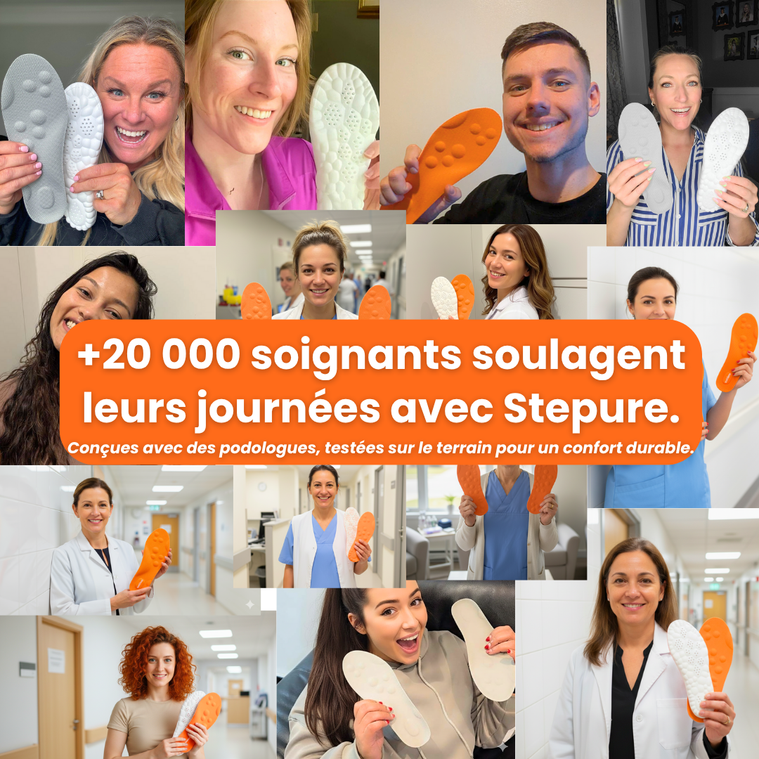 STEPURE | Le confort de ceux qui soulagent les autres.